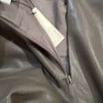 Love, Bonito Christie Pleather Column Midaxi Skirt Color Pewter NWT Size Large Tan Photo 9