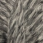 Two by Vince Camuto Black and White Fringe Poncho Sweater Size S/M Photo 4