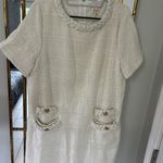 Lena Cream Sheath Mini Dress for Wedding Guests Size XL Photo 5