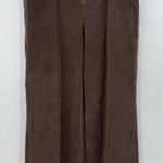 J.Crew  Brown Corduroy Wide Leg Pants Women Size 32 Cotton Lyocell Blend Photo 0