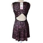 Adrianna Papell Hailey Logan  Skater Party Dress 9/10 Pink Sequin Sleeveless New Photo 1