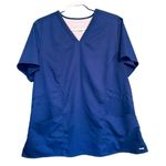 Grey's Anatomy Scrub Top, Women's Size 2XL, Royal Blue Photo 0