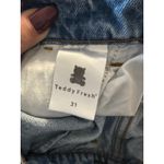 Teddy Fresh  Looney Tunes Embroidered Denim Jeans Women's Size 31 Light Wash Photo 3