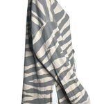 American Eagle Sweatshirt Womens Small Cream Gray Zebra Print Jegging Fit Lounge Photo 1