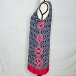 Rose + Olive  Sheath Tank Dress Multicolor Geometric Sleeveless Scoop Size 4 Photo 4