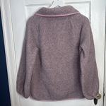 Madewell Polartec Fleece Half-Zip Jacket in Heather Cherry Blossom W1454 Sz M Photo 8