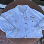 PacSun  cropped white jean jacket Photo 2