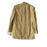 Isabel Marant  Haneva Double-Breasted Corduroy Blazer Yellow Size 10 US 40 EU‎ Photo 1