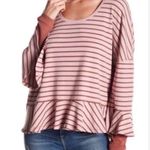 Free People  We The Free Thermal Ruffled Top Size XS Photo 2
