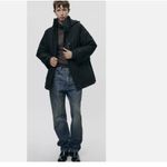 ZARA NWOT BLACK PUFFER QUILTED HOODED COAT JACKET 0518/249 Photo 5