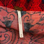 Free People  Red & Blue Scarf Print Sleeveless Spaghetti Strap Tank Top Medium Photo 3