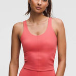 Lululemon  Glow Up Tank Top *Medium Support, B/C Cup Desert Red Size 14 Photo 0