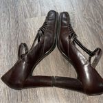Aerosoles  Leather Brown Heels Size 7.5 B Photo 12