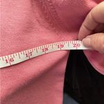 Peter Hahn Wool Short Sleeve Sweater US Large dusty Pink Solid Knit Photo 7