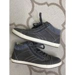Taos Startup Graphite Distressed Canvas high top sneakers, size 9, MSRP $120 Gray Photo 2
