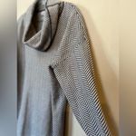Calvin Klein Houndstooth Cowl Neck Sweater M Photo 2