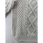 Elfric Eden Oversized Cable Knit Sweater Unisex Color Ivory Size Small Photo 12