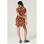Equipment Lorainna Dress in Tortoise Shell Multi Small Womens Silk Mini Photo 4