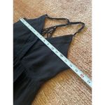 “New In”Black Mini Women’s Dress with Crisscross Back Size S Lined Black Photo 2