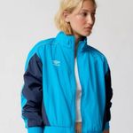 Umbro NWT Women's Diamond Flashback Jacket 2.0 In Blue Jewel/Dark Navy Photo 1