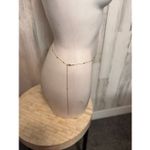 Gold Beaded Waist Chain with Bar Accents – Adjustable Belly Chain Photo 2