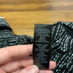 WHBM Women's Black & White Tweed Blazer Size 8 Career Casual Pockets Fitted Chic Photo 6