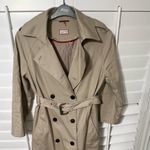 Hunter  Tan Coat with Red Accents Photo 1