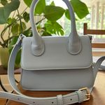 Abercrombie & Fitch Baby Blue Faux Leather Crossbody Bag Photo 1