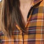 Urban Outfitters Crop Plaid Shirt Size L Photo 2