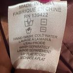 Tobi Vegan Faux Leather Hooded Motorcycle Moto Zippered Brown Jacket Size Small Photo 15