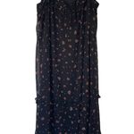 City Chic  Black Floral Ruffle Tiered Maxi Dress Plus Size XL 22 Feminine Garden Photo 0