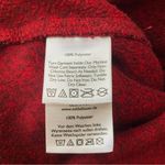 Eddie Bauer Red buffalo plaid 1/4 snap pull over mock neck fleece sweatshirt granola girl Photo 7
