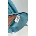 Talbots teal MERINO WOOL SWEATER lightweight coastal preppy crew neck Photo 4