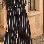 VICI Striped Jumpsuit  Photo 0