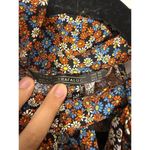 ZARA  Tie Neck Floral Mini Dress Photo 1