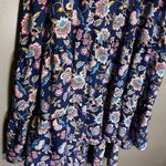 Blue Rain  Boho Floral Maxi Skirt Charles Style Size Large Photo 2