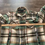 ZARA  thick flannel shirt jacket size small Photo 2