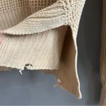 Pistola  Olga Distressed Pullover Sweater in Tan Size Small Photo 6
