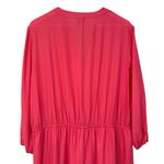 Falls Creek Coral Tiered Maxi Dress Linen Blend Women's Size 1X NWT Photo 8