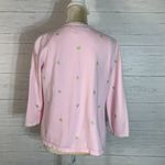 David Brooks Vintage light pink cardigan and vest w/embroidered frogs small Photo 3