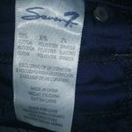 Seven7  Tummyless Slim Straight 16 40x30 Dark Wash Jeans Plus Photo 4