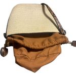 Snakeskin Mini Bucket Bag w/drawstring top! Brown Photo 5