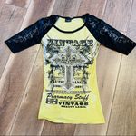Daytrip Women’s Yellow and Black  Top Photo 0
