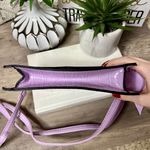 Boutique Mini Lavender Faux Leather Purse Photo 11