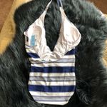 Cupshe navy/white one piece size small Photo 1