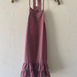 Free People mauve pink spaghetti strap tiered ruffle dress Photo 1