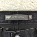 Levi's  505 Straight Leg Women Jeans Black Size 10 Stretch Photo 4