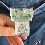 Quacker Factory Vintage Candy Cane High Rise Straight Leg Mom Jeans Size 10 Photo 4