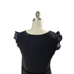 Moschino Cheap and Chic wool nylon little black dress shift Size 8 Photo 7