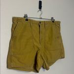 Madewell  Relaxed Military Shorts in Antique Gold Size 33 Photo 4
